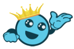 Gellyball Logo with a yellow crown